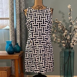 Britt Ryan (Boutique) Geometric Shift Dress
